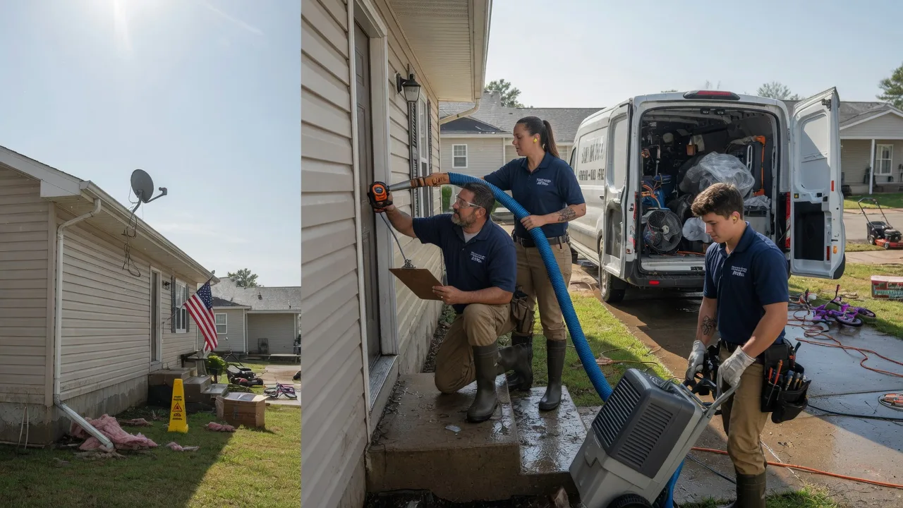 Ceiling Water Damage Restoration in Shoshoni, WY near me
